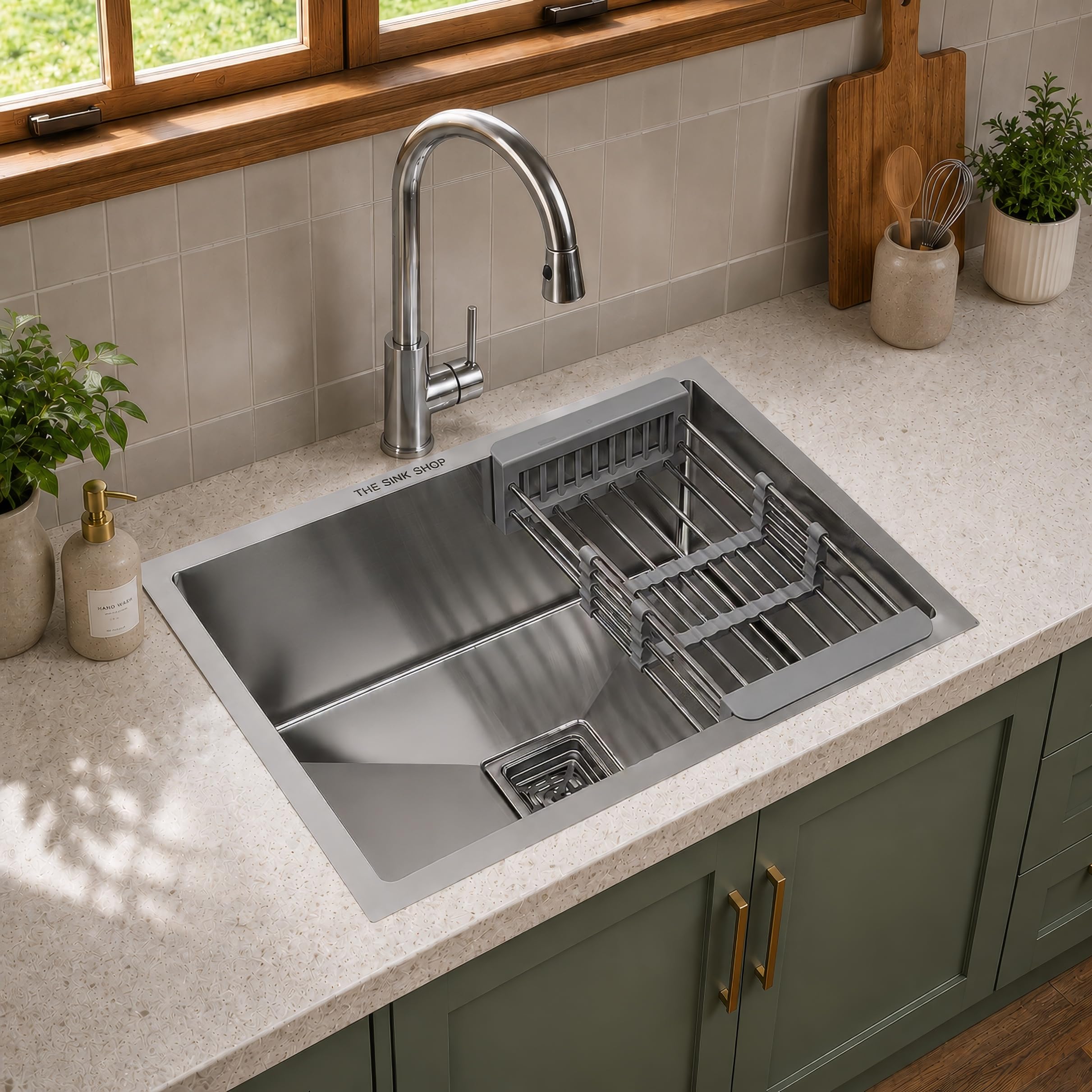 Stainless Steel Double Bowl Kitchen Sink - THE SINK SHOP -7