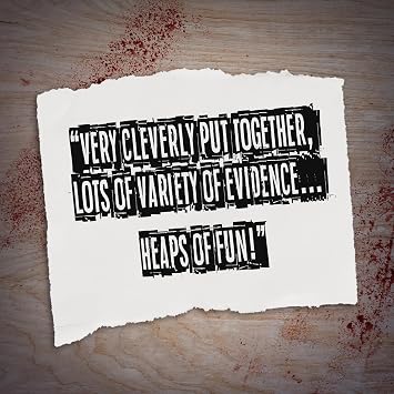 Murder Mystery Game - Detective Killer Case Files - Date Night, Party Groups - Unsolved Cryptic Games - Killer At Keele Court