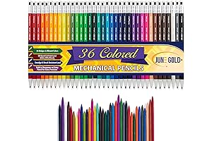 36 High-Performance 2.0 mm Mechanical Pencils with Vibrant Matching Leads