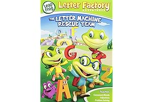 LeapFrog Interactive Educational Letter Factory Adventures DVD - Immersive Learning for Alphabet Fun