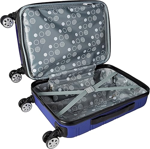 Miniatura 8 de Rockland - Maleta de viaje Melbourne rígida y expandible con ruedas giratorias Azul