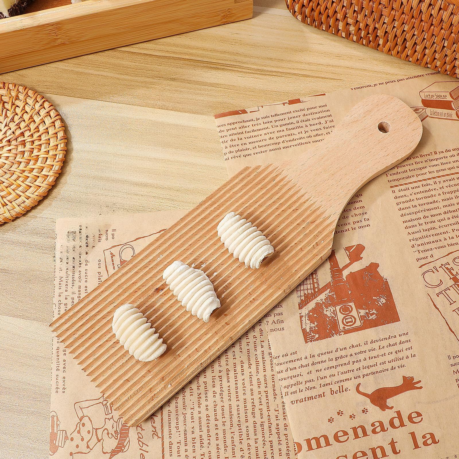 BEVBBJOA 12 pezzi in legno per gnocchi, gnocchi, gnocchi, gnocchi