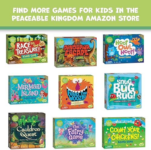 Miniatura 8 de Peaceable Kingdom Juego de sopa de bellota - Juegos educativos para niños pequeños, incluye instrucciones y guía para padres - 2 años en adelante