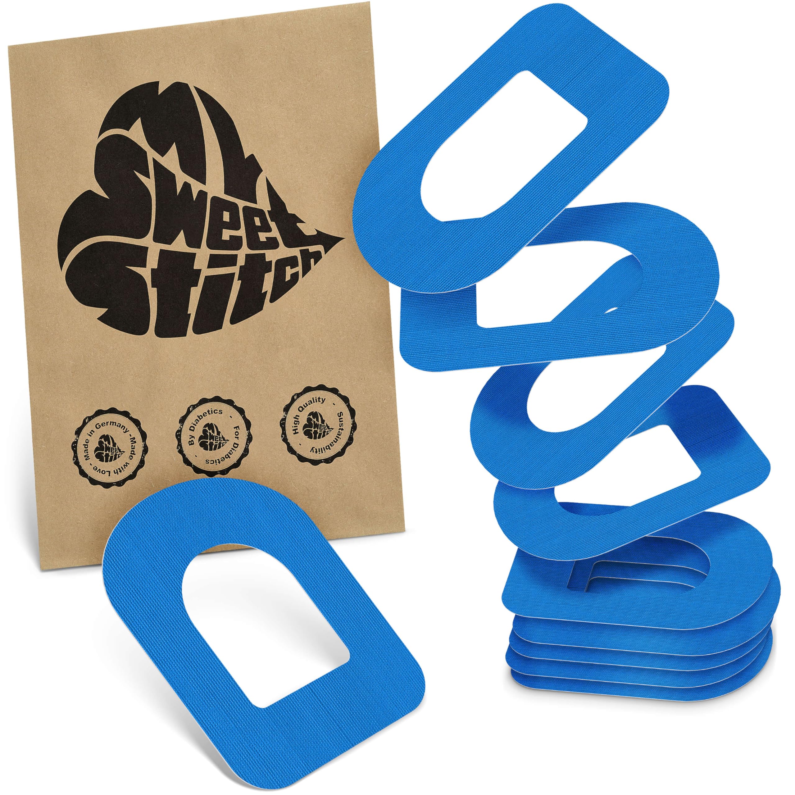 Diasticker® | Cerotti per Omnipod (10 pezzi, Lovely Mermaids) | Impermeabile – Delicato sulla pelle – Traspirante – Forte tenuta | Cerotti autoadesivi di fissaggio per pod