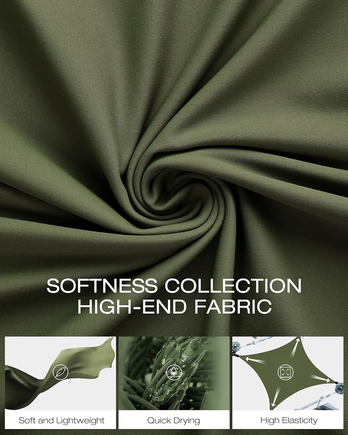 PERSIT Softness High Waisted Yoga Pants 25" / 28" - Workout Leggings for Women Luxurious Comfort - Image 6