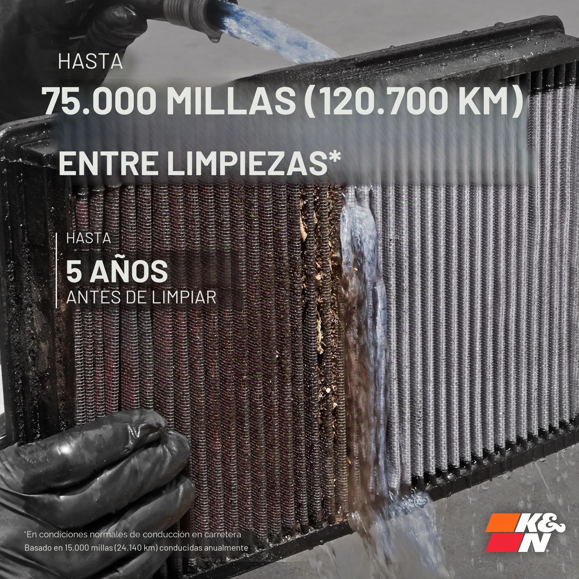 K&N 33-2966 Filtro de Aire Coche
