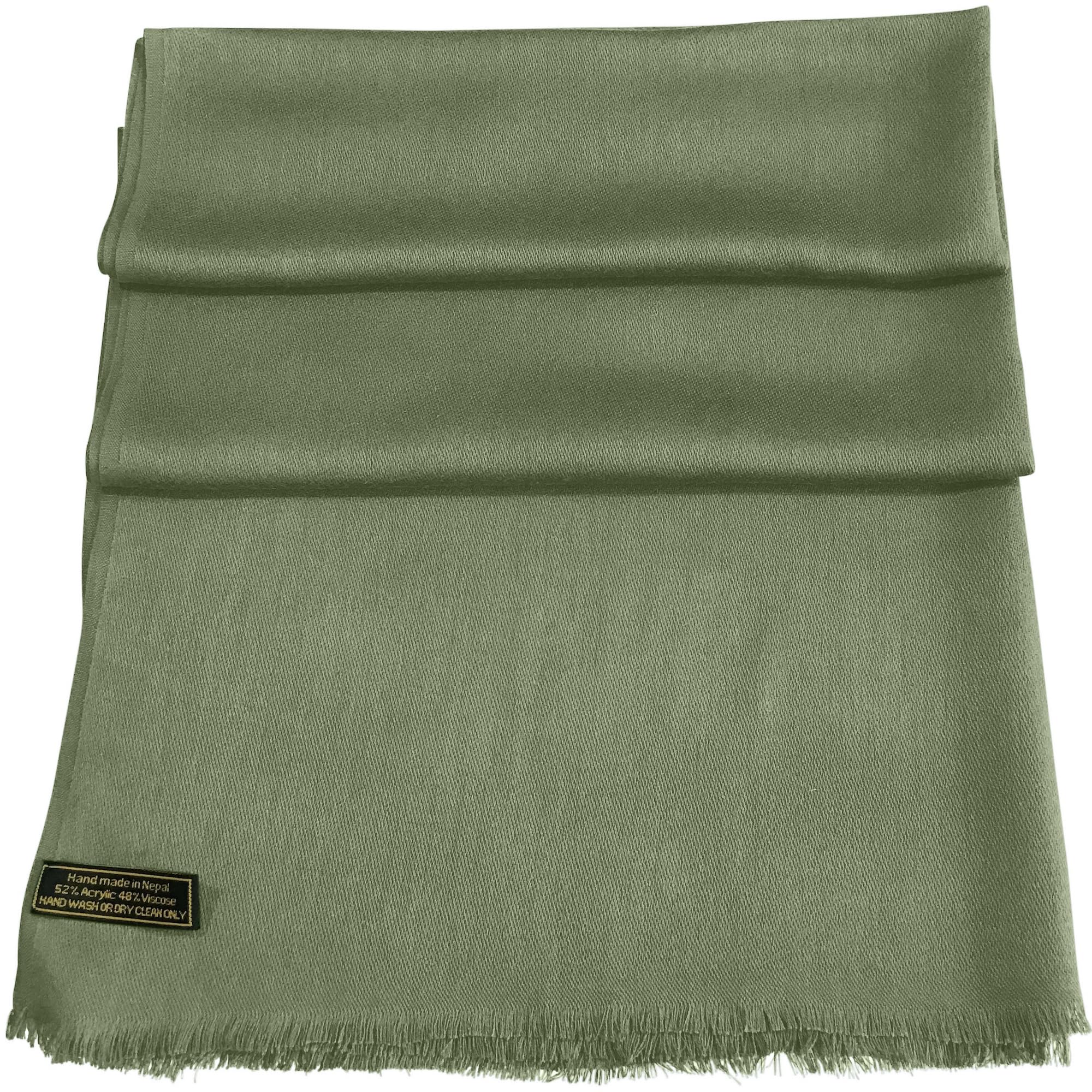 CJ Apparel Einfarbiges Entwurf-Nepalesisch Scialle di Pashmina Donna