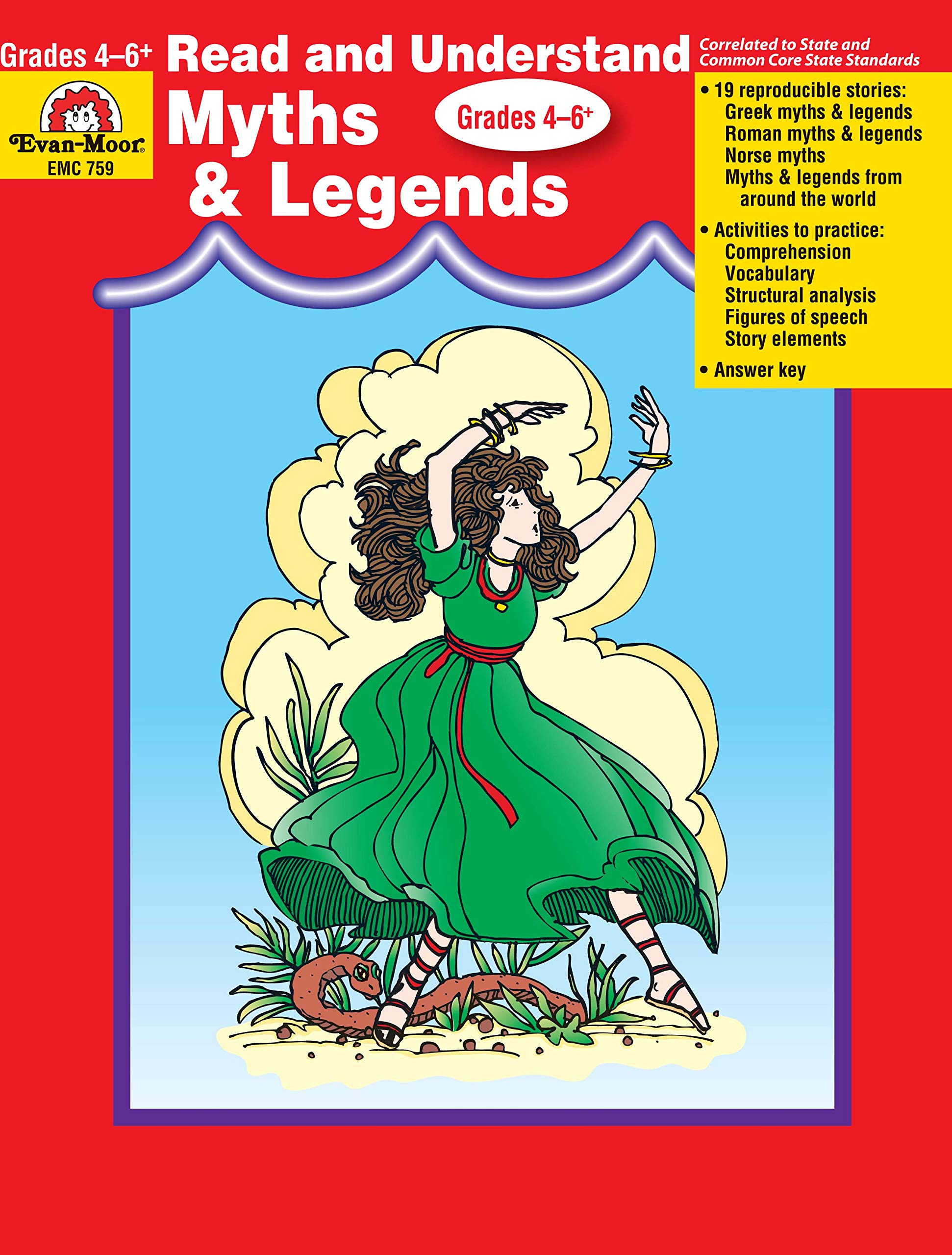 Buy Read and Understand Myths and Legends: Myths & Legends, Grade 4-6 — BookShops.in