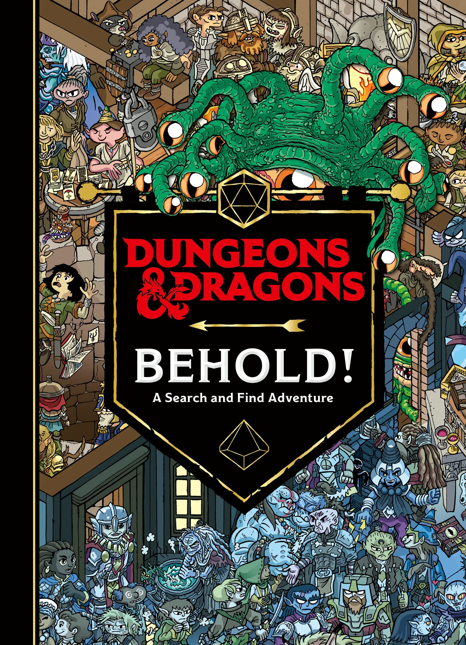 Dungeons & Dragons: Behold! A Search and Find Adventure: A Search-and-Find Adventure in D&D's Forgotten Realms Hardcover – January 31, 2023