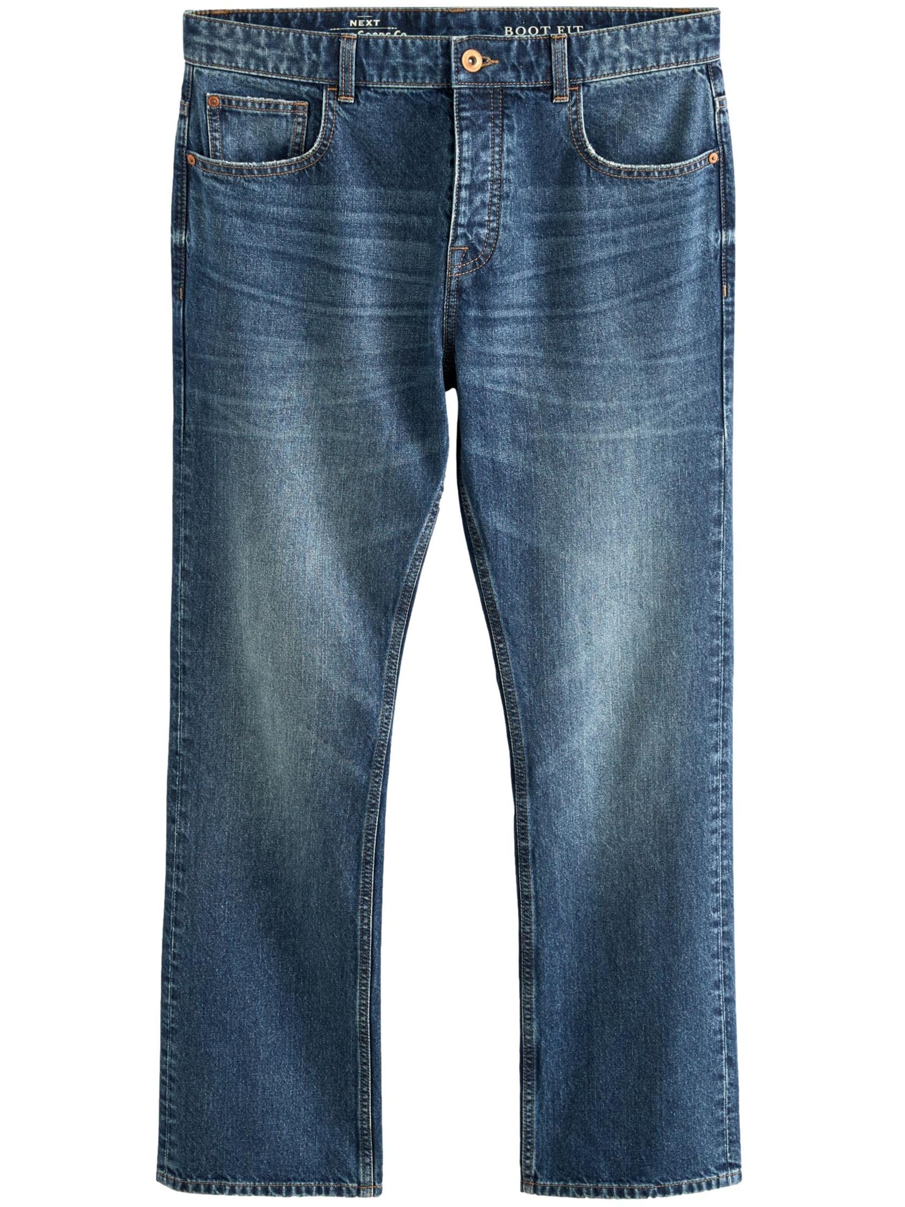 NEXT Mężczyźni Jeansy Authentic o luźnym kroju ze 100% bawełny