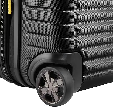 DELSEY PARIS Cruise 3.0 Hardside Underseater Carry On Luggage with 2 Wheels, Black