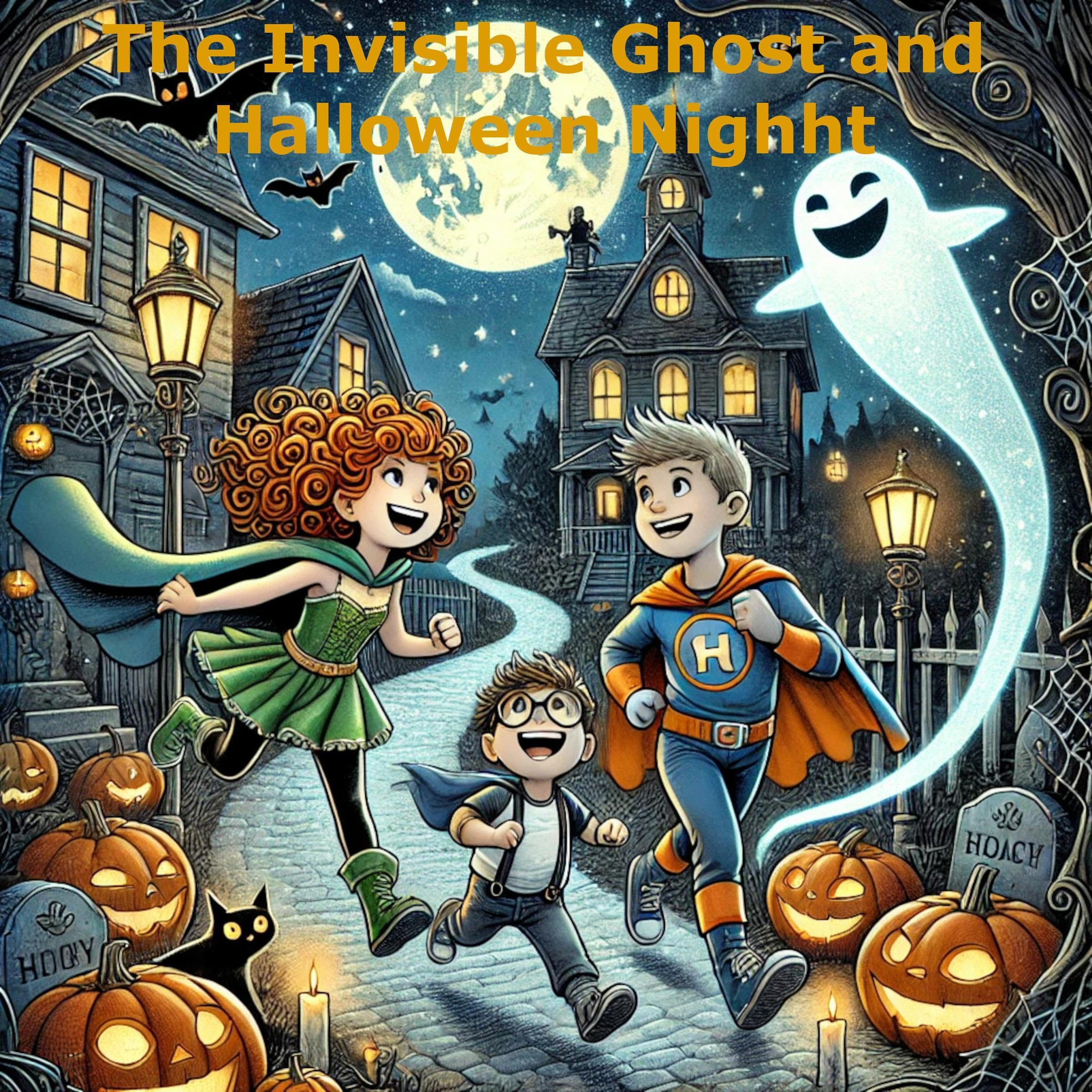 Cover art for The Invisible Ghost and Halloween Night