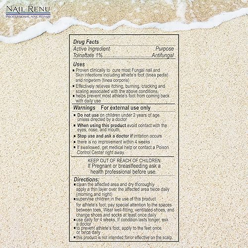 Miniatura 6 de Tratamiento de hongos en las uñas de los pies extra fuerte  Reparación de uñas de acción rápida para uñas dañadas  1% de tolnaftato, ceremida III y