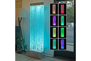 Alpine Corporation Indoor Floor Bubble Wall Water Fountain