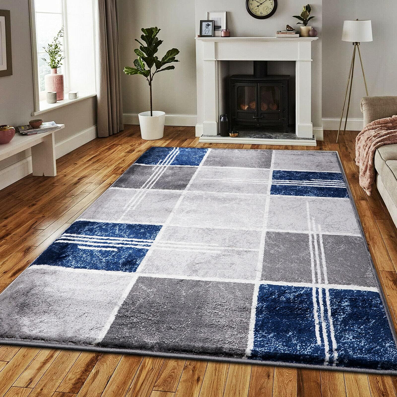 B&B Super Soft Rugs for Living Room Bedroom Rug Thick Dense Pile Non