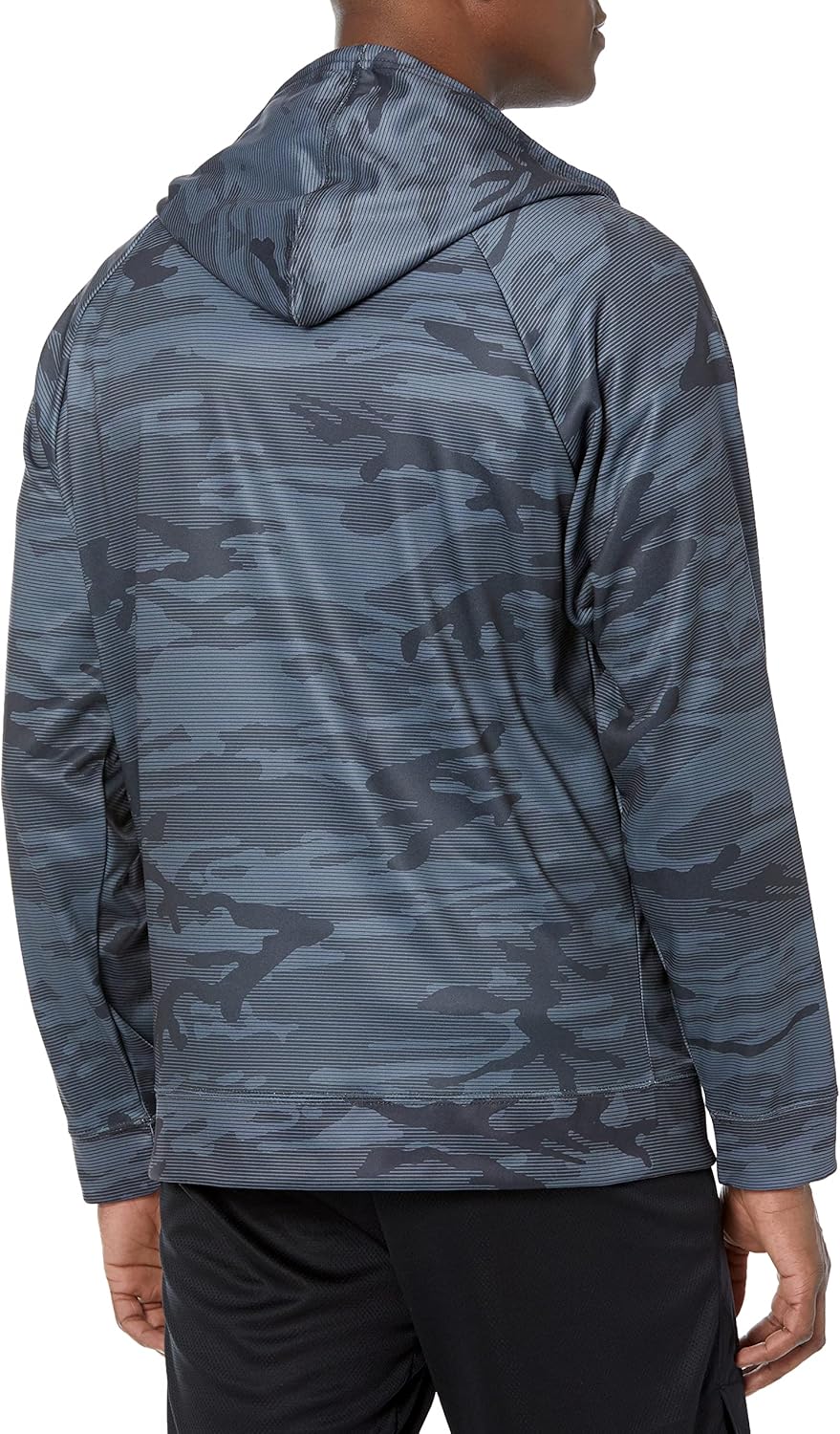 Zubaz NFL Men's Allover Tonal Camo Lines Full Zip Hoodie