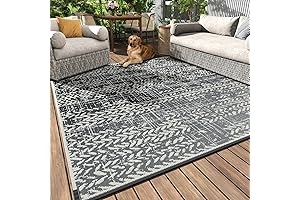 Chic and Durable: MontVoo 8x10 Outdoor Rug for Your Outdoor Oasis