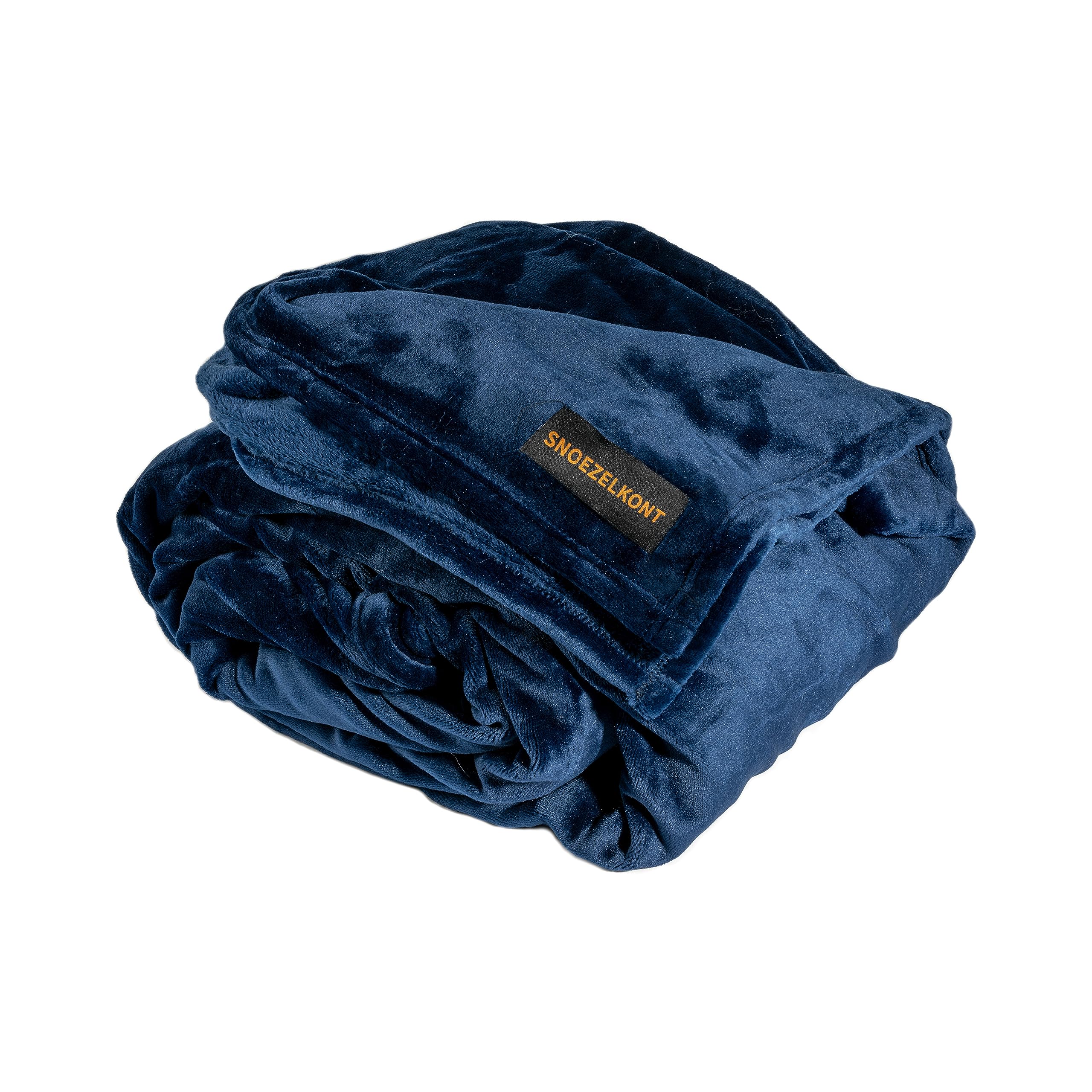 Couverture Cul Snoezel XXL plaid géant bleu roi 300x300 grand jeté de lit