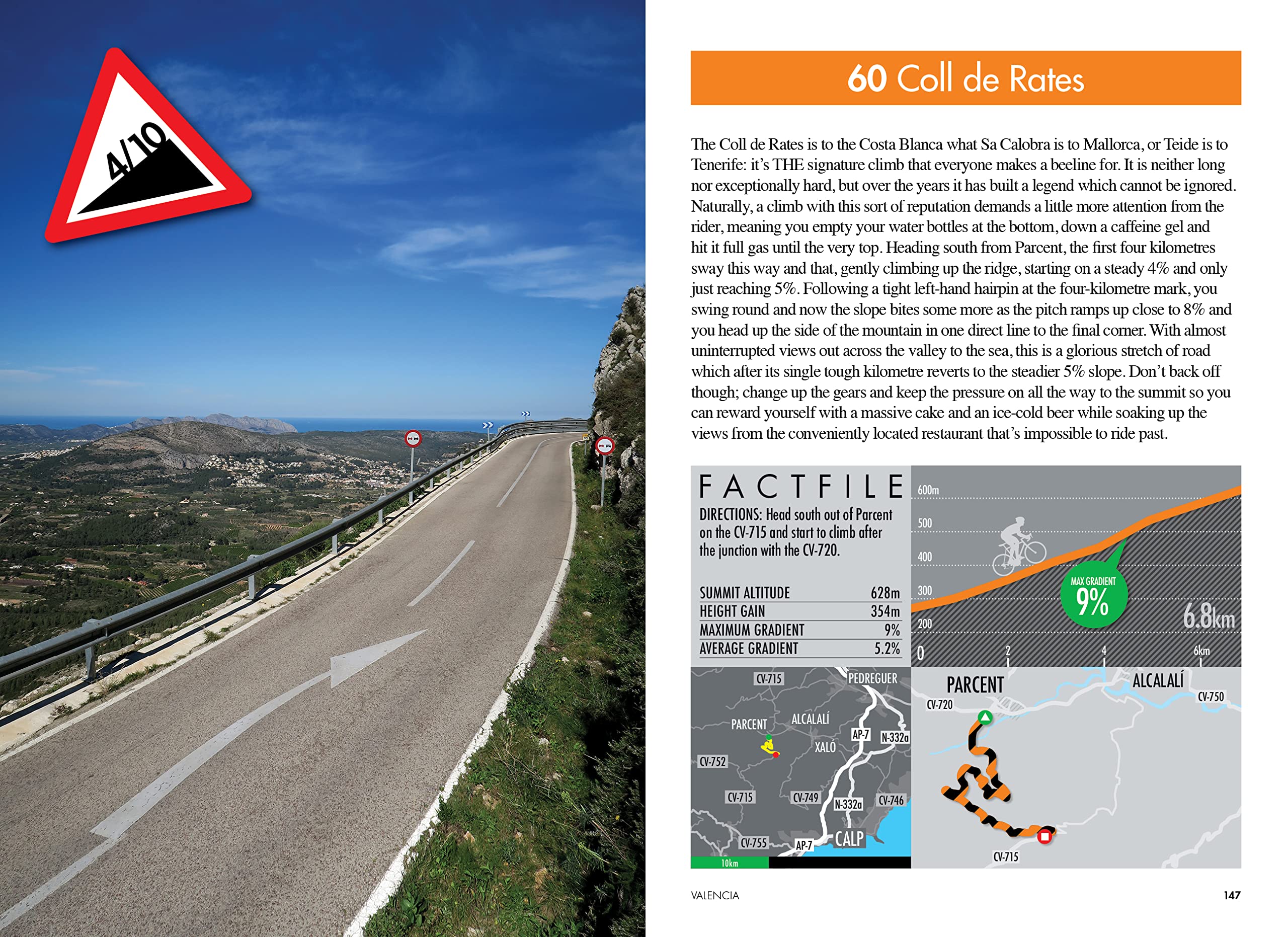 100 Greatest Cycling Climbs of Spain: A guide to the famous cycling mountains of mainland Spain plus Mallorca and the Canary Islands