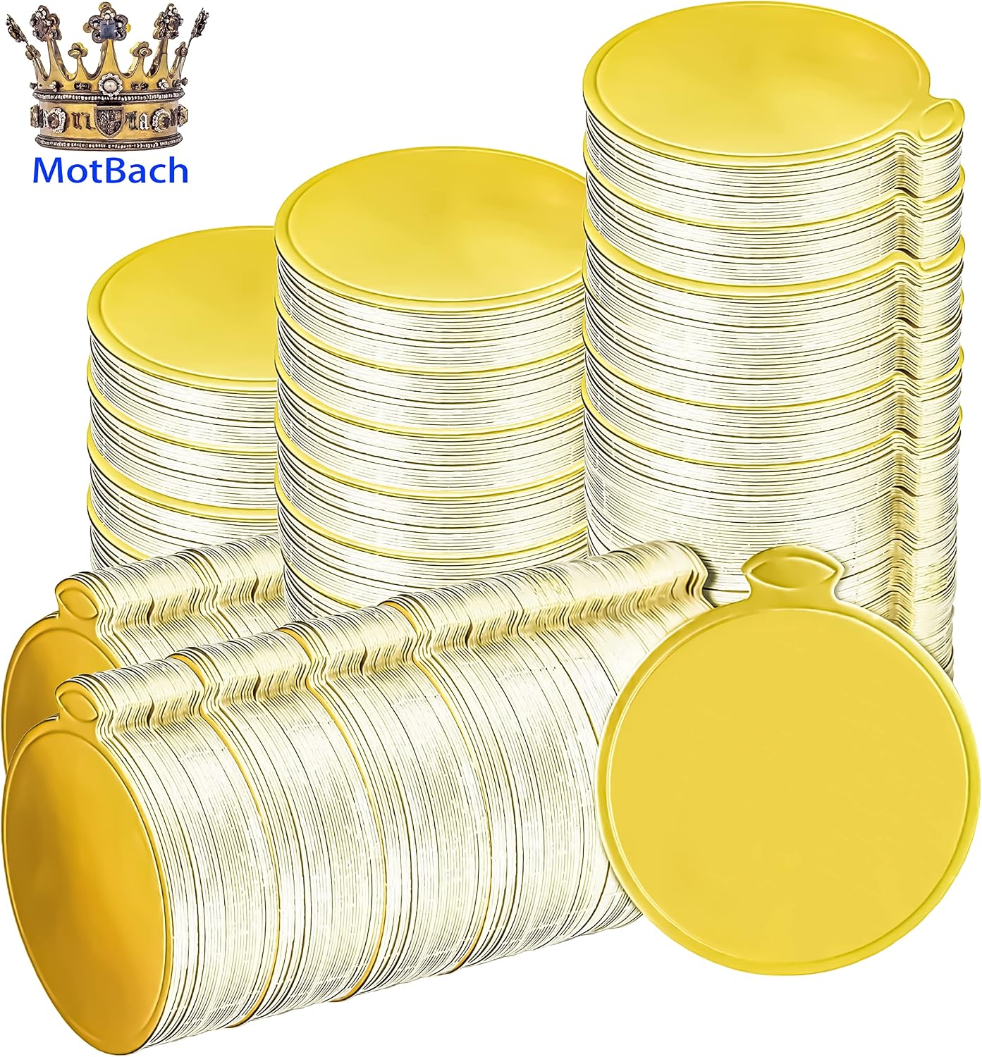 200 Pcs Round Golden Cardboard, 3.5 Inch Round Mini Cake Boards, Mousse Cake Base, Cake Paper Board, Circle Patries Cardboard, Cupcake Base Display, Dessert Board