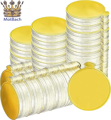 Vista 6 de MotBach 200 piezas de cartón dorado redondo, mini tableros redondos de 3.5 pulgadas, base de pastel de mousse, tablero de papel para pastel, cartón