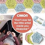 Caron One Pound Off White Yarn - 2 Pack of 454g/16oz - Acrylic - 4 Medium (Worsted) - 812 Yards - Knitting/Crochet