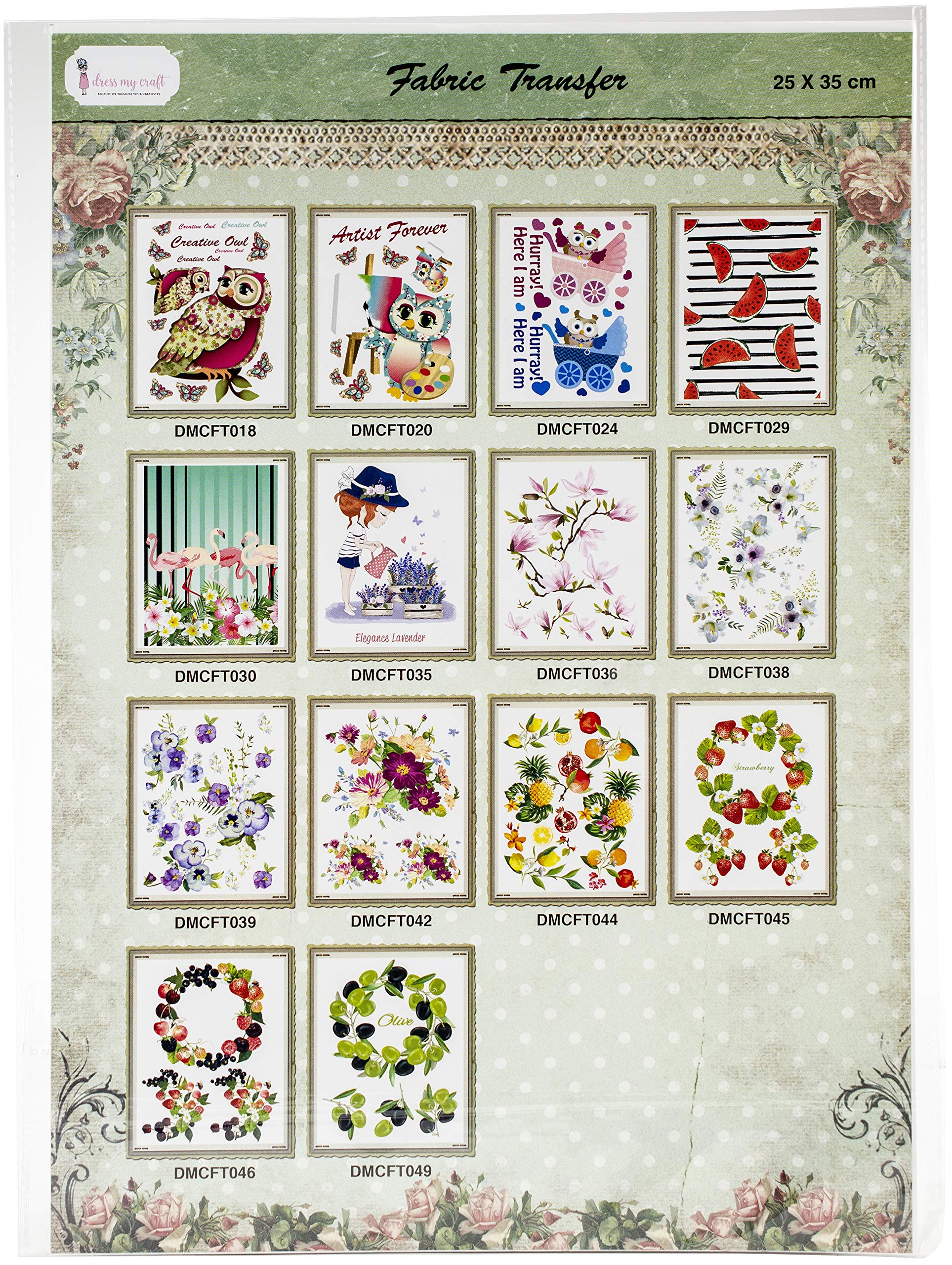 Dress My Craft Fabric Transfer Sheet 24X34cm-Artist, Artist Forever