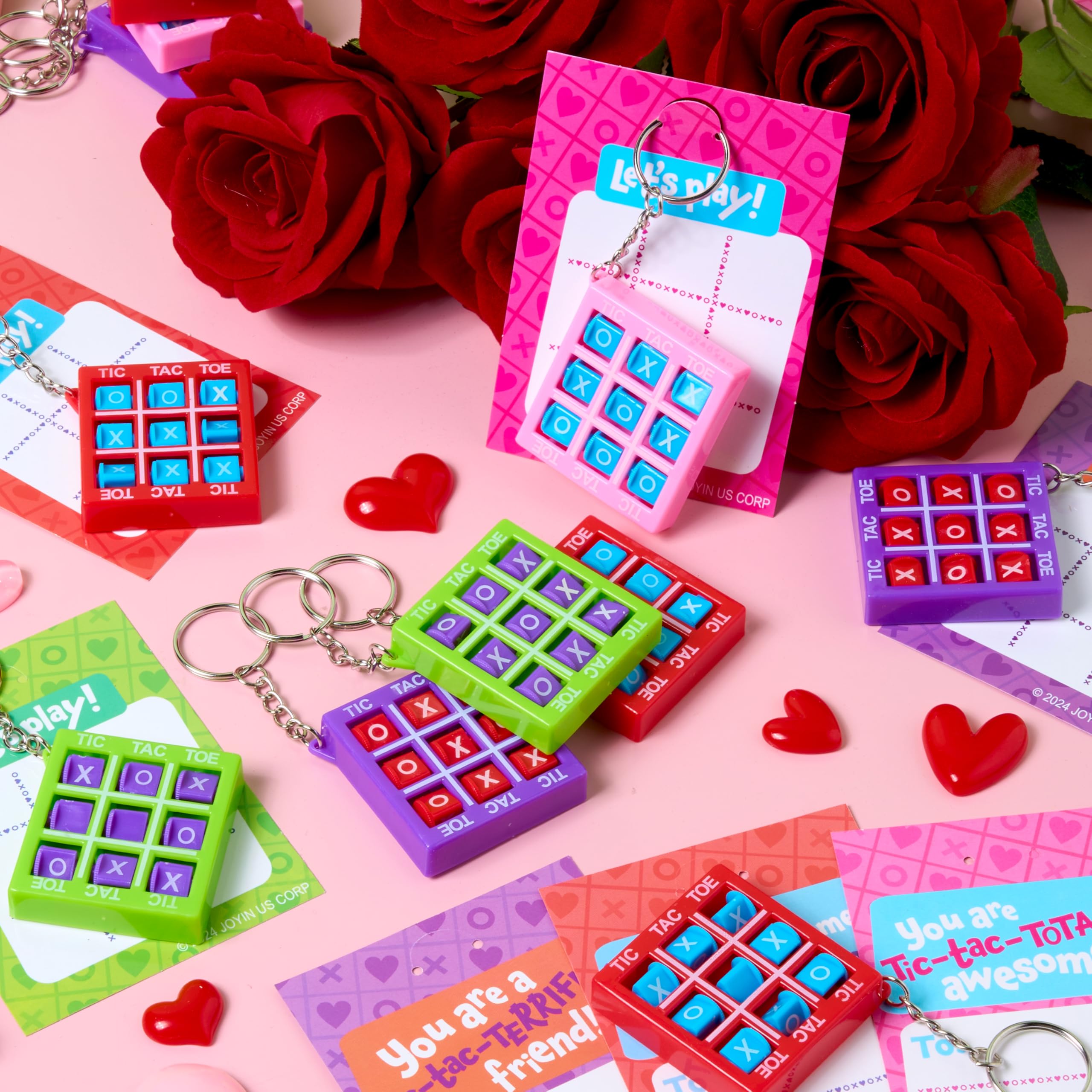 Amazon.com: JOYIN 36 Pcs Valentines Day Tic-Tac-Toe Keychain with