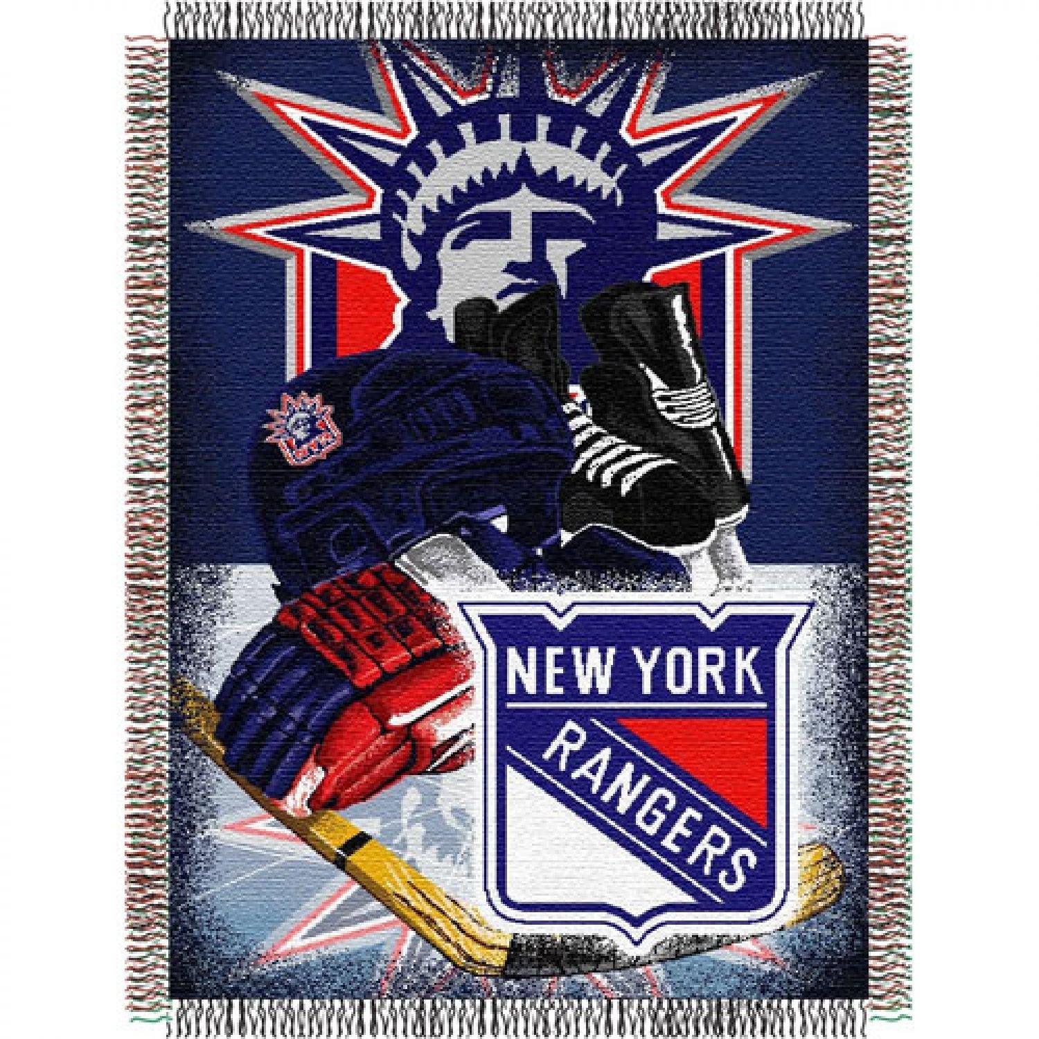 NHL Chicago Blackhawks Homefield Ice Advantage Woven Tapestry Throw