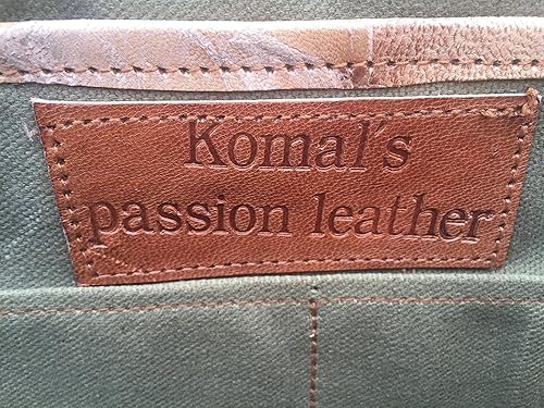 Miniatura 5 de KPL - Maletín de cuero de 18 pulgadas bolsa de mensajero para computadora de oficina para hombres y mujeres 18 pulgadas