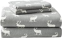 Vista 156 de Eddie Bauer - Full Sheets, Cotton Flannel Bedding Set, Brushed For Extra Softness, Cozy Home Decor (Dog Friends, Full)