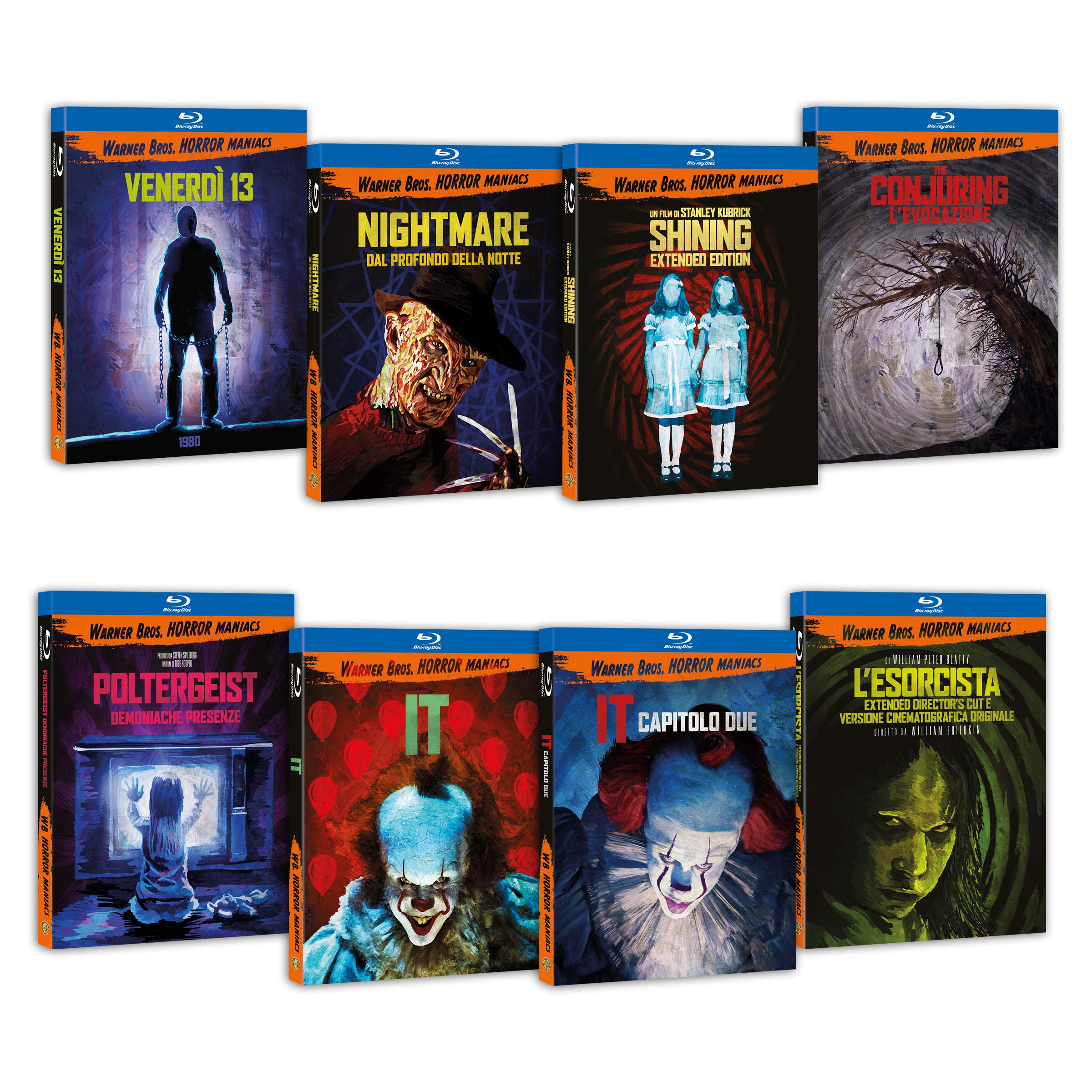 Horror Maniacs Collection (Blu Ray) + Kit Art Card – Cofanetto In Edizione Limitata Numerata (8 Blu Ray)