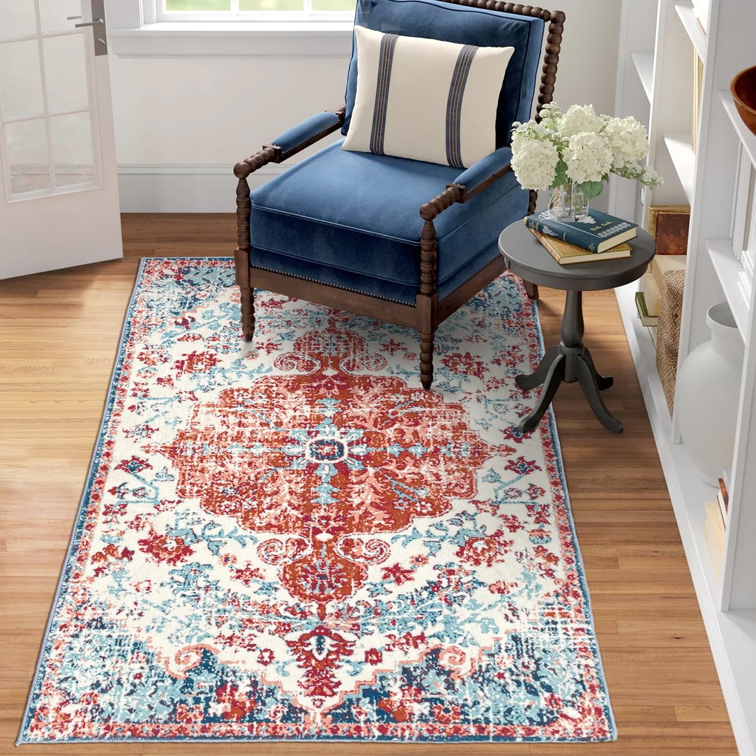 Amazon.com: IOHOUZE Accent Rug, Boho Chic Medallion Area Rug 3x5 ...