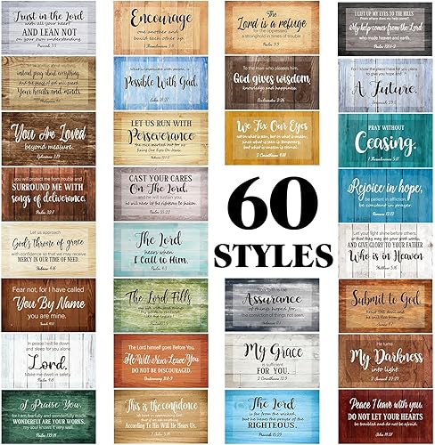 Miniatura 3 de 240 tarjetas de versículo bíblico con tarjetas completas de las Escrituras, mini tarjetas de oración para mujeres y hombres, tarjetas motivacionales