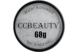 CCBeauty Metallic Silver Face Paint: Radiance for Every Occasion