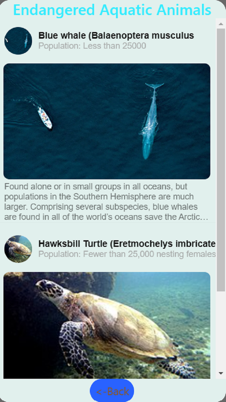 Endangered animal project by Lademi - App on Amazon Appstore