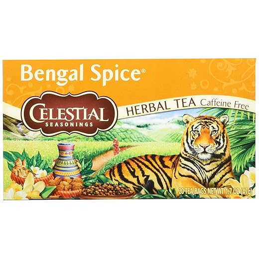 Celestial Seasonings Bengal Spice Tea, 20 Count, 1.7 Oz