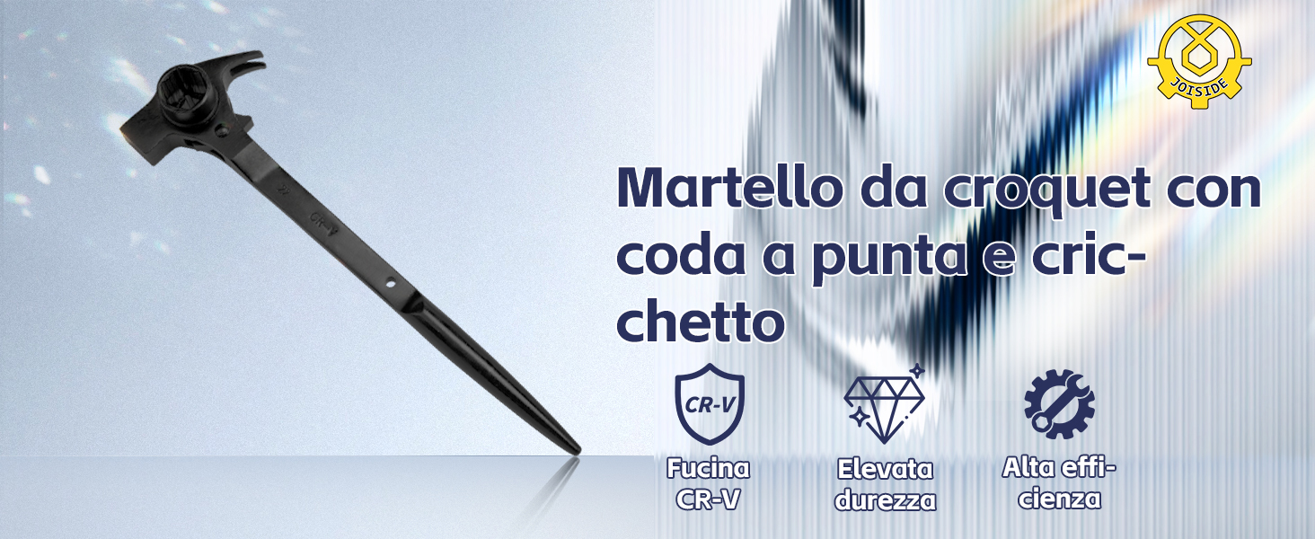 Chiave Per Ponteggio A Cricchetto Neilsen CT5067 - 19 X 21 Mm Con Artiglio E Martello