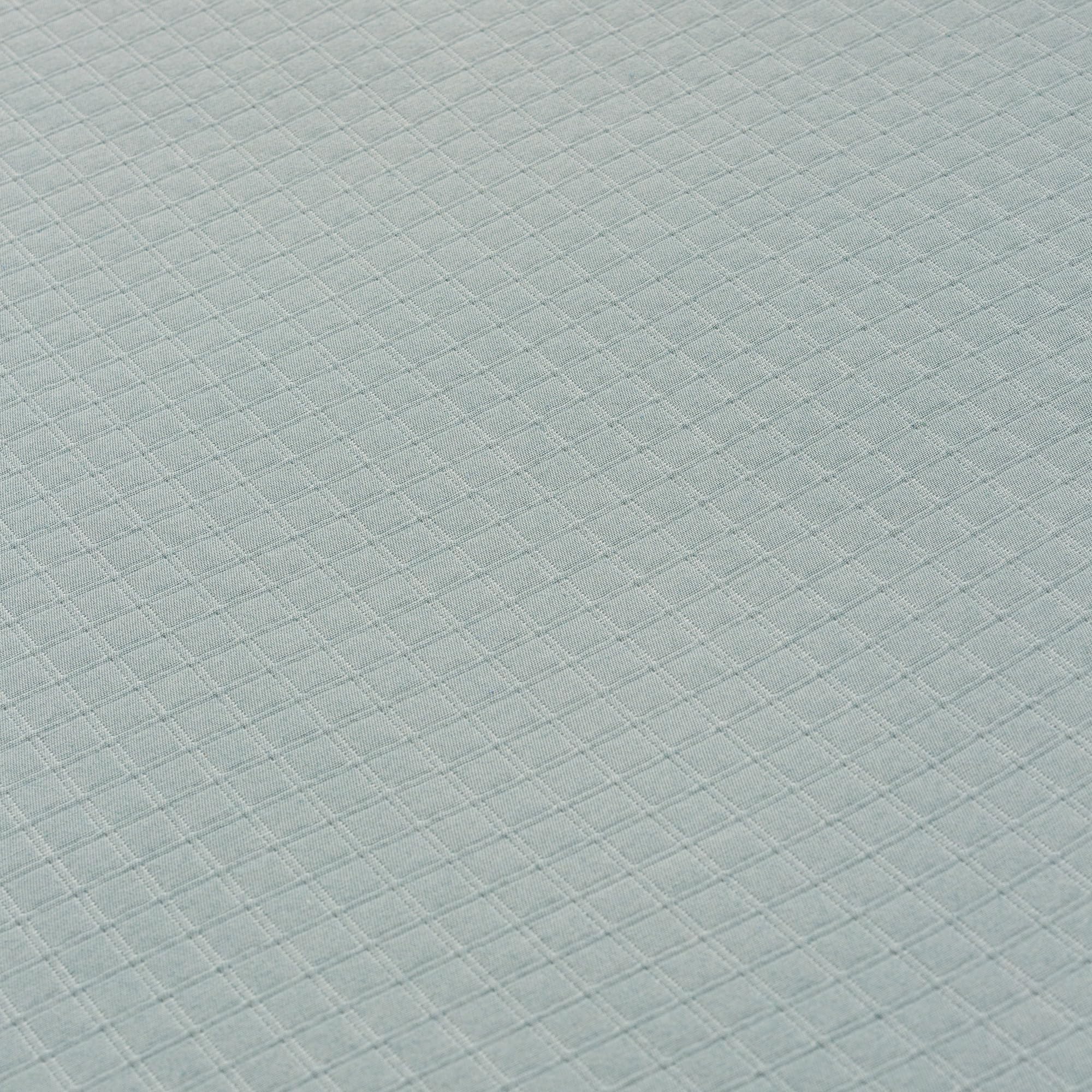 GAMUSI Colcha Cama 150 cm – cubrecama 250x270 cm, Bouti Ligera, Liso, Color Agua