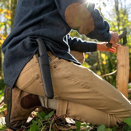 Miniatura 6 de Cuchillo de hoja fija de acero inoxidable Morakniv, para uso en exteriores, 4.1 pulgadas