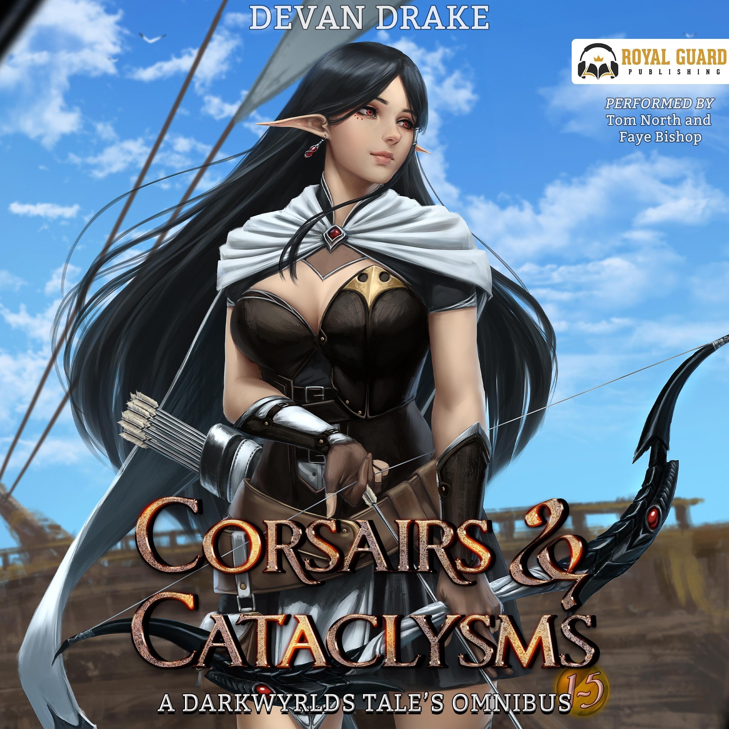 Cover art for Corsairs & Cataclysms Omnibus, Books 1-5: A Darkwyrlds Tale