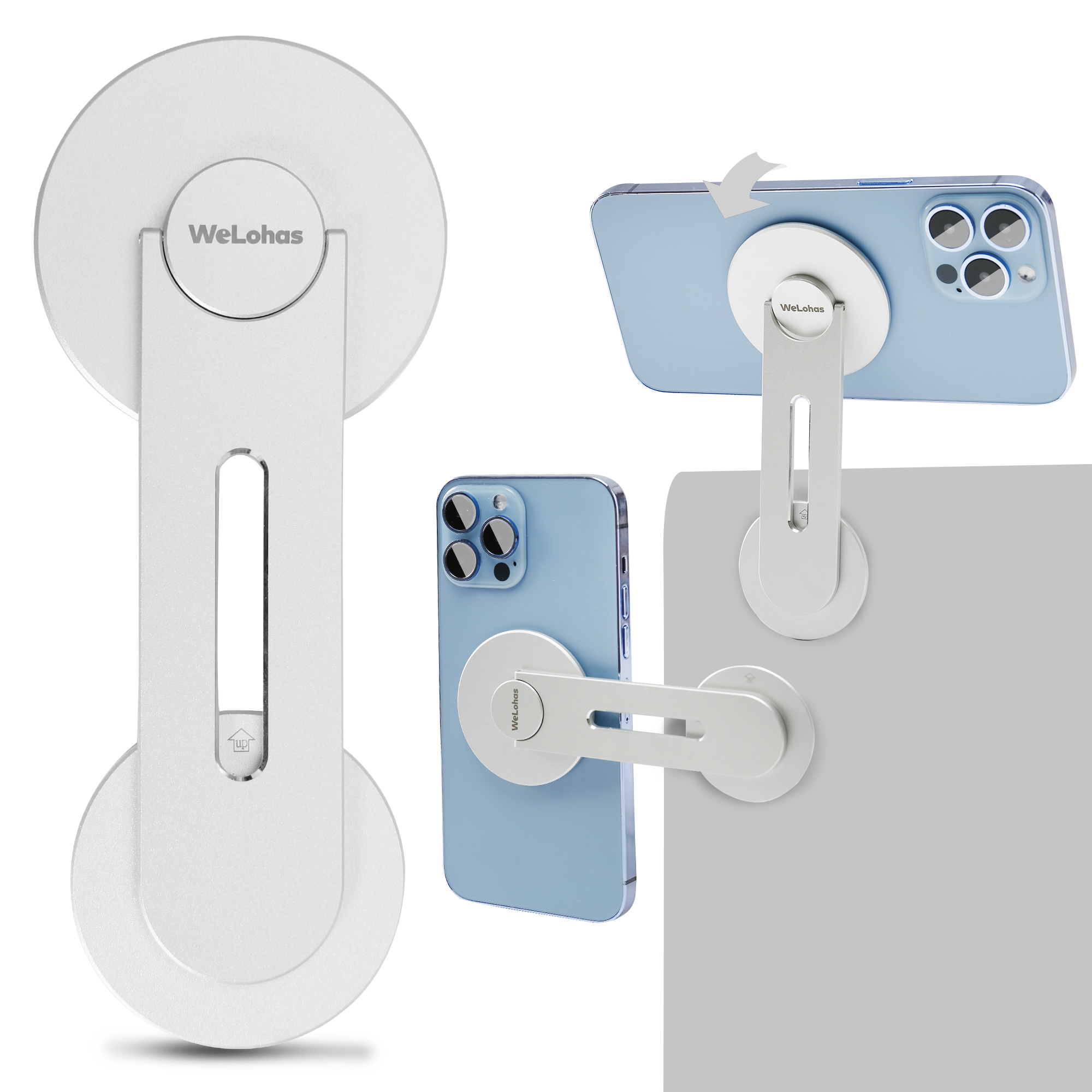 MagSafe mobiele telefoonhouder voor de achterbank van de Tesla Model 3
