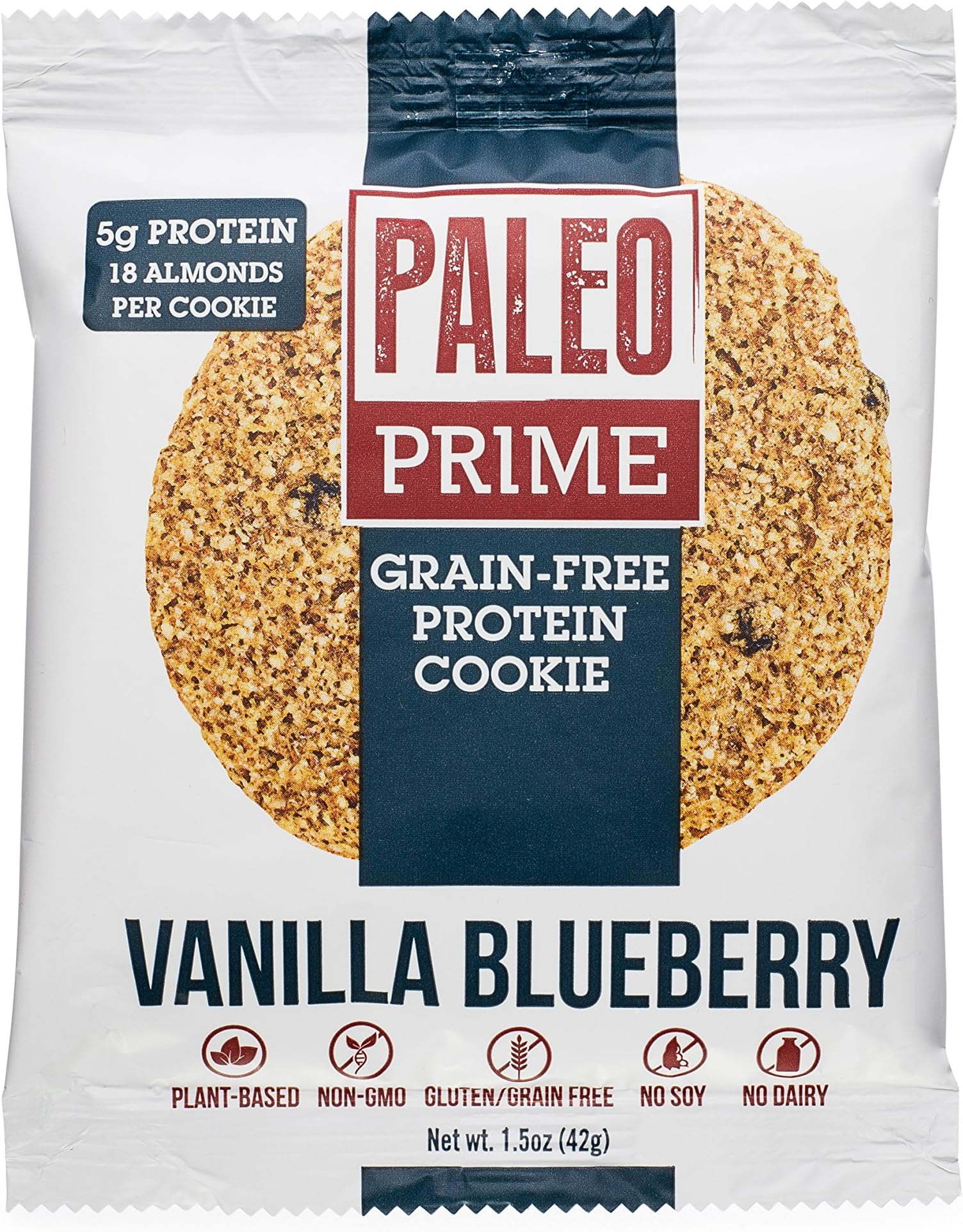 Paleo Prime Vanilla Blueberry Cookie 12 count