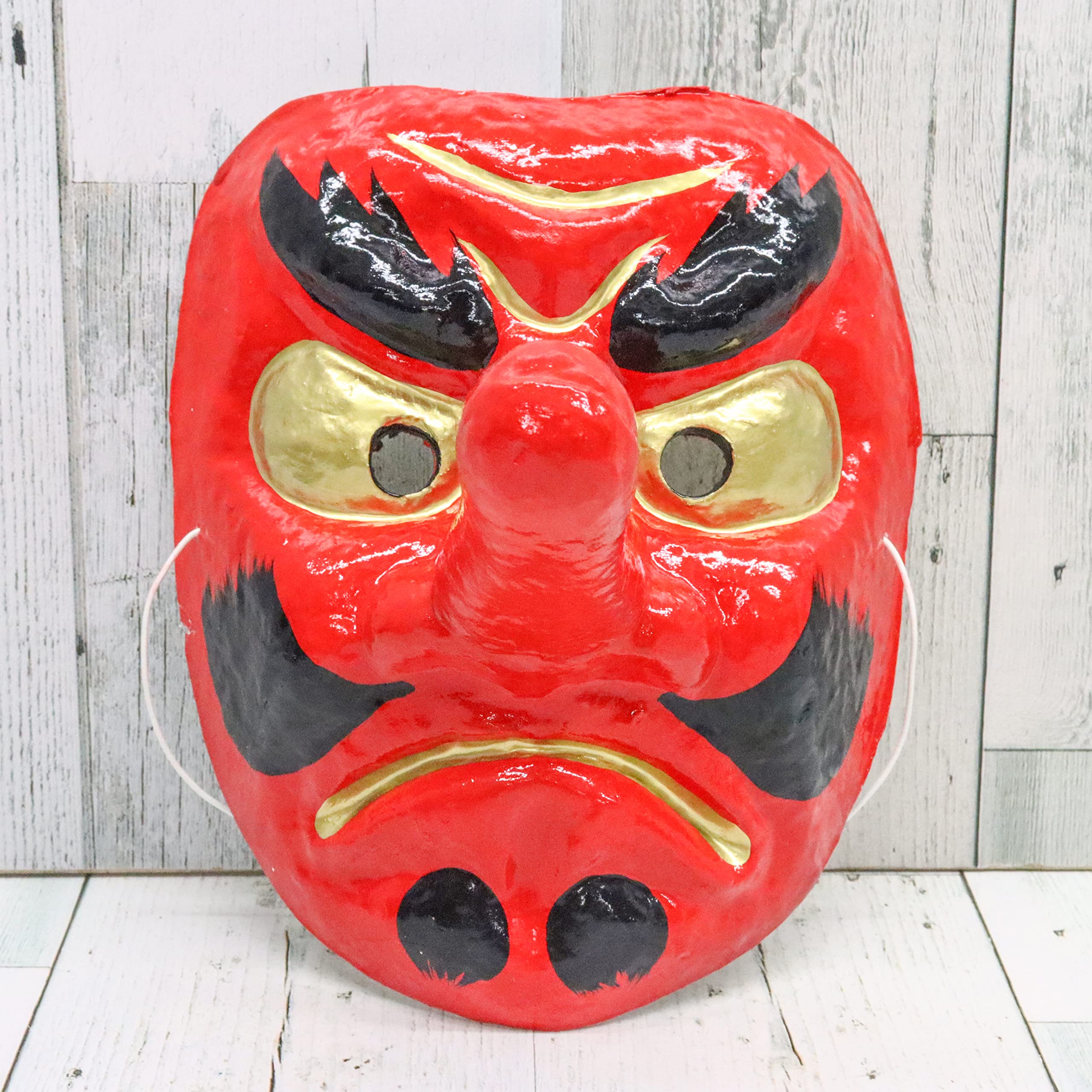 Amazon.co.jp: 日本製 お面 天狗（てんぐ） 大天狗（赤）張子 和紙