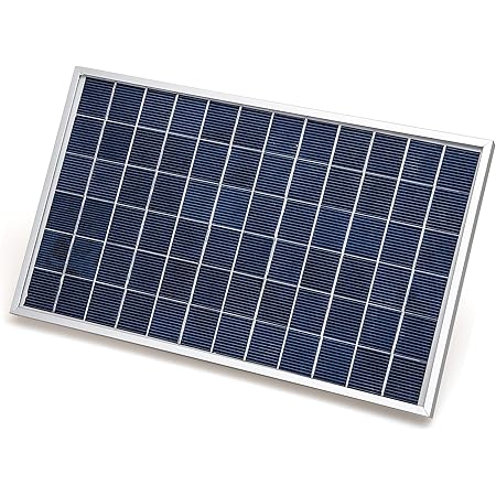 ECO WORTHY 10W 12V Solar Panel High Efficiency PV Module Power for Battery, Boat, Gate Opener, Chicken Coop, Off-Grid Applications