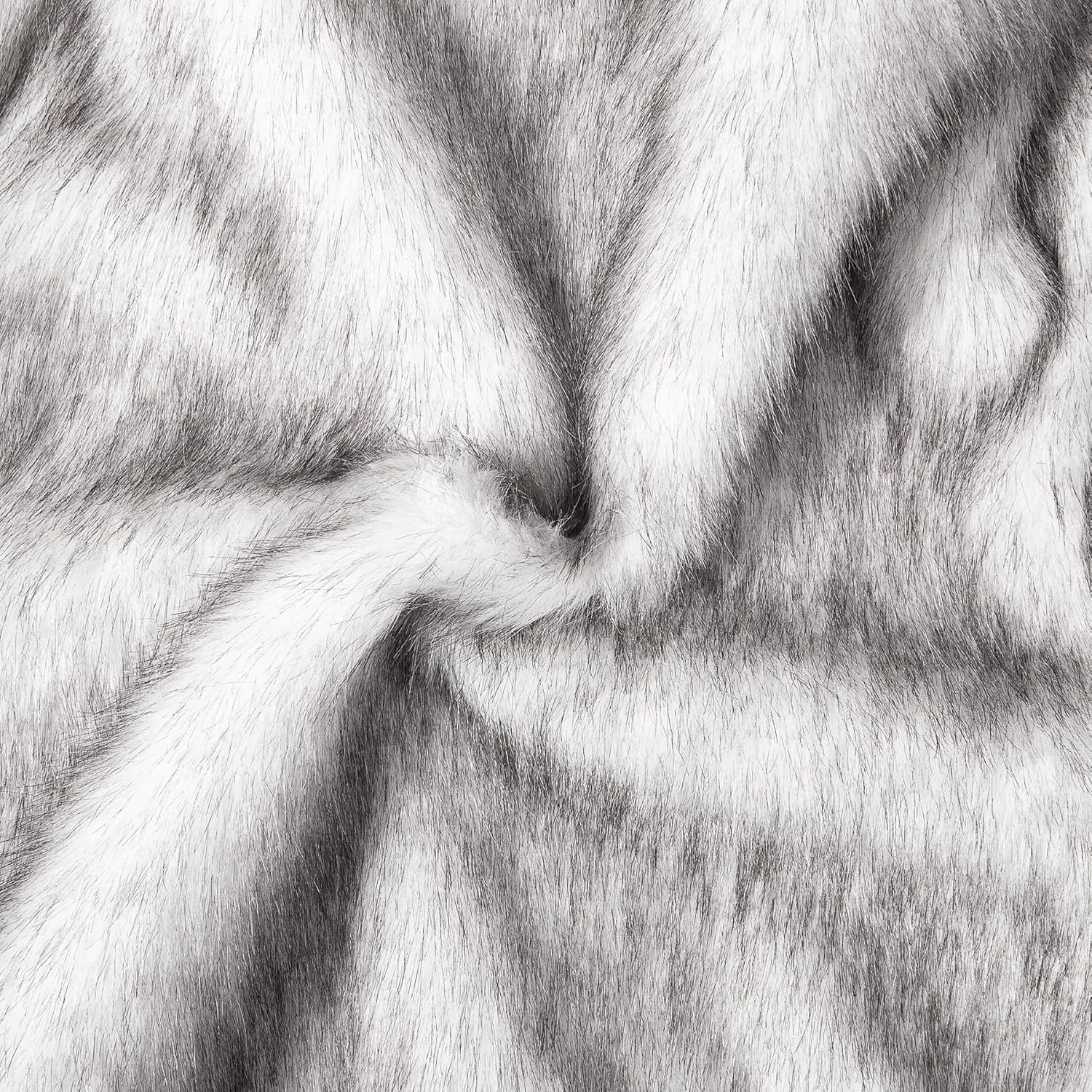 Women's Faux Fur Vest Coats Sleeveless Turtleneck Zipper Back Y2k Fuzzy Rave Party Crop Top - Image 8