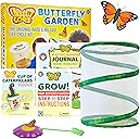 Insect Lore Raise and Release Butterfly Garden Kit – Caterpillar Habitat with redeemable Voucher – STEM-accredited Butterfly Growing Kit for Kids, Classrooms, and Homeschool Learning
