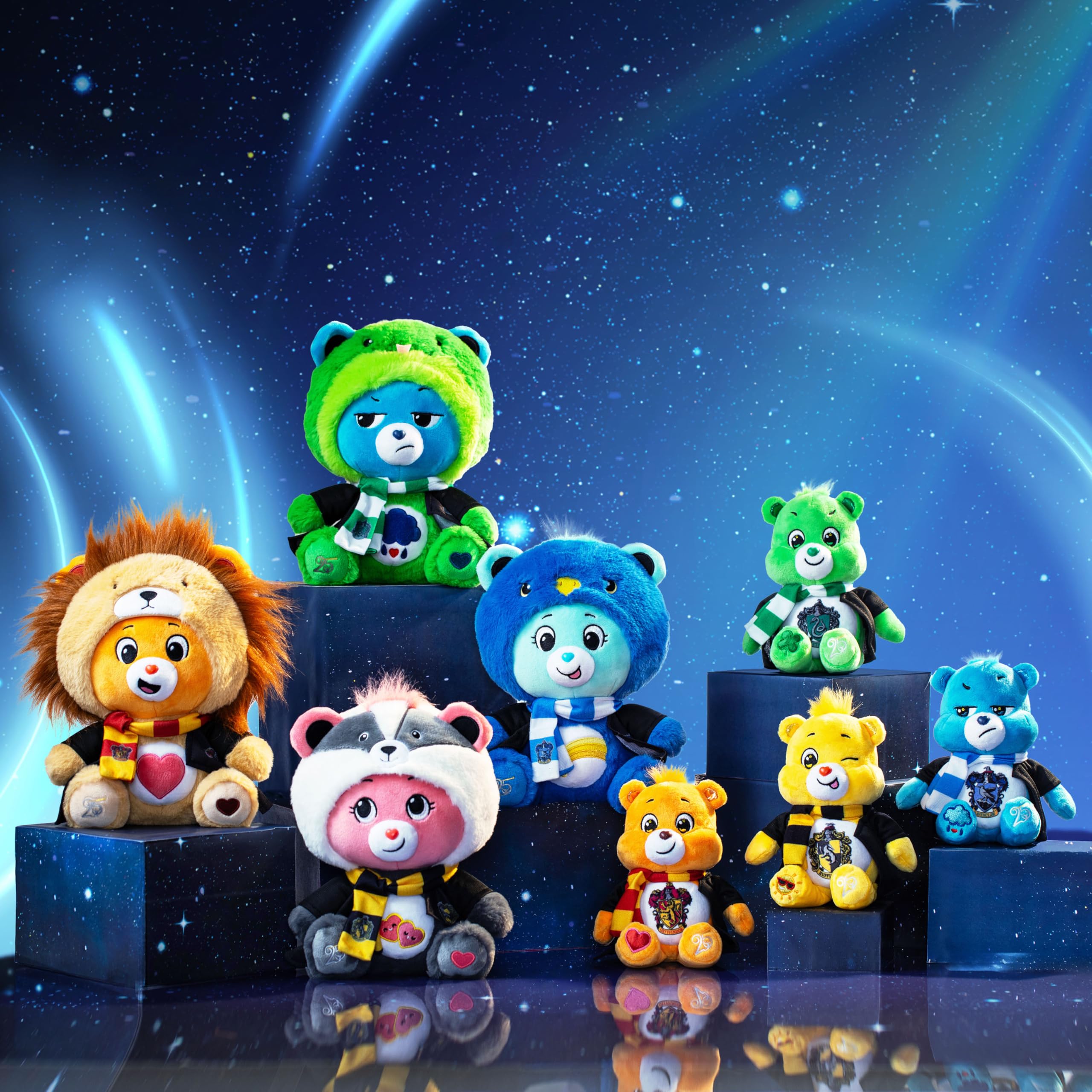 Basic Fun Care Bears Collab (Magic) Felpa con Cappuccio Mascotte - Orso dei Desideri x Corvonero