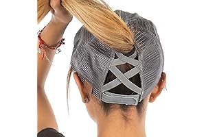 Women's Baseball Cap, Perfect Bun Hair Style