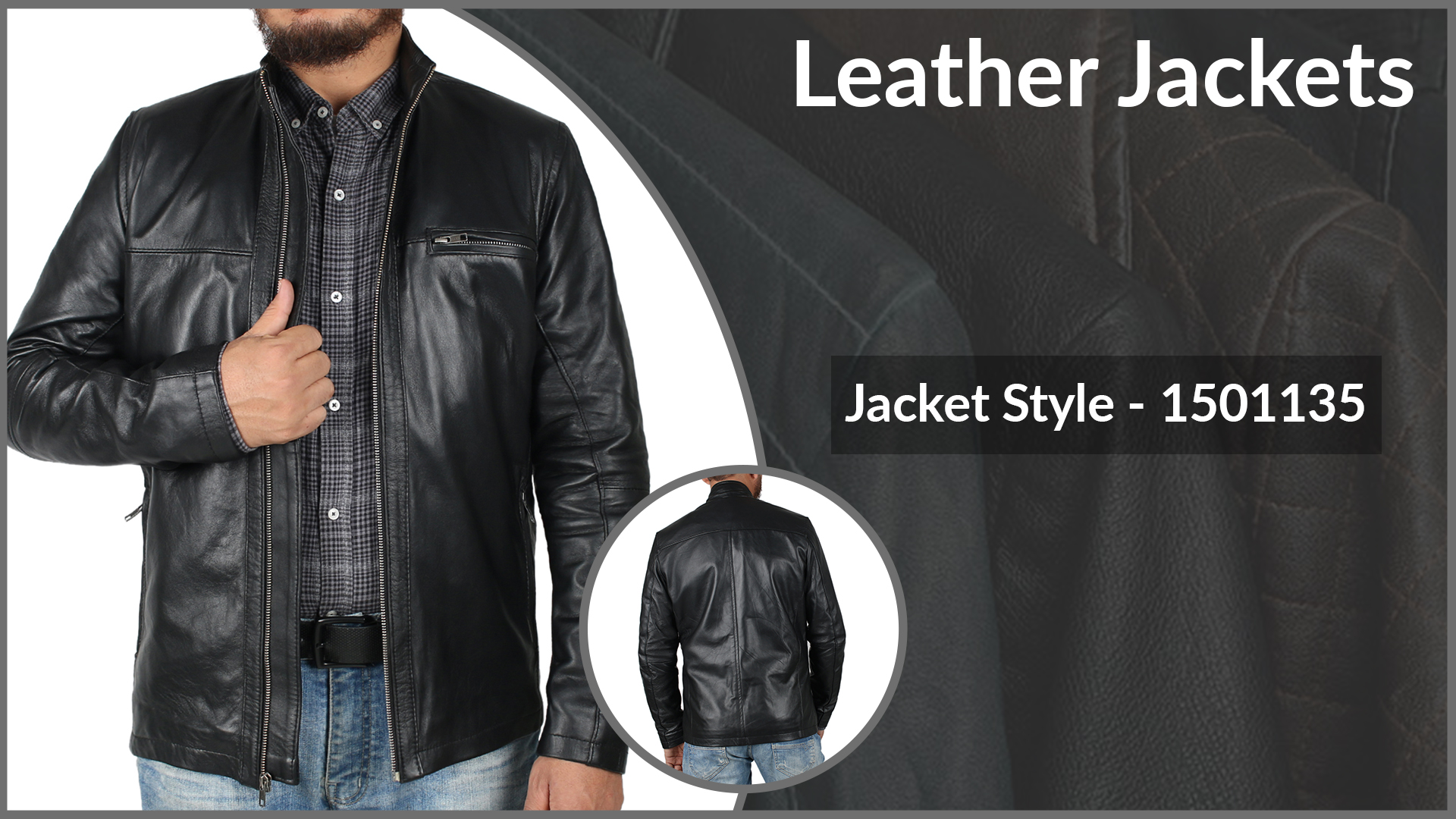 Laverapelle Men's Genuine Lambskin Leather Jacket (Black, Custom